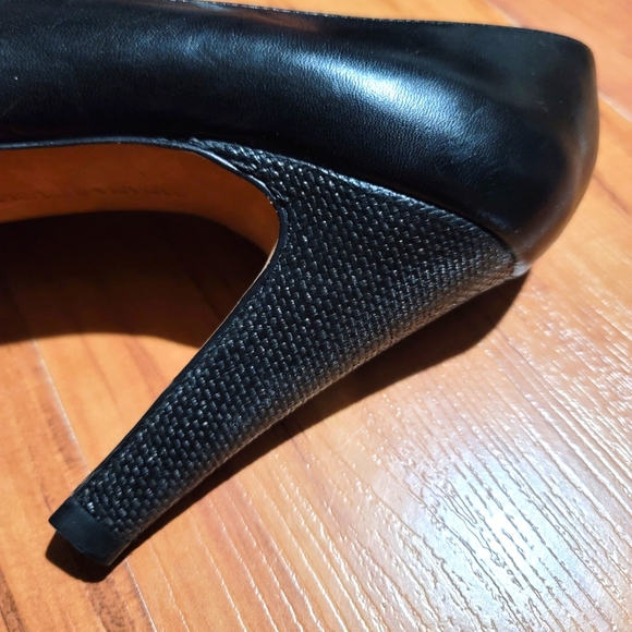 BANANA REPUBLIC Leather Work Platforms 4" Heel .5" Platform US9½ - Picture 5 of 8